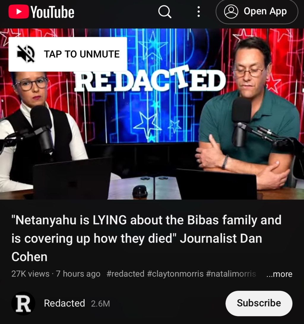 Redacted: Netanyahu is LYING about the Bibas&nbsp;family