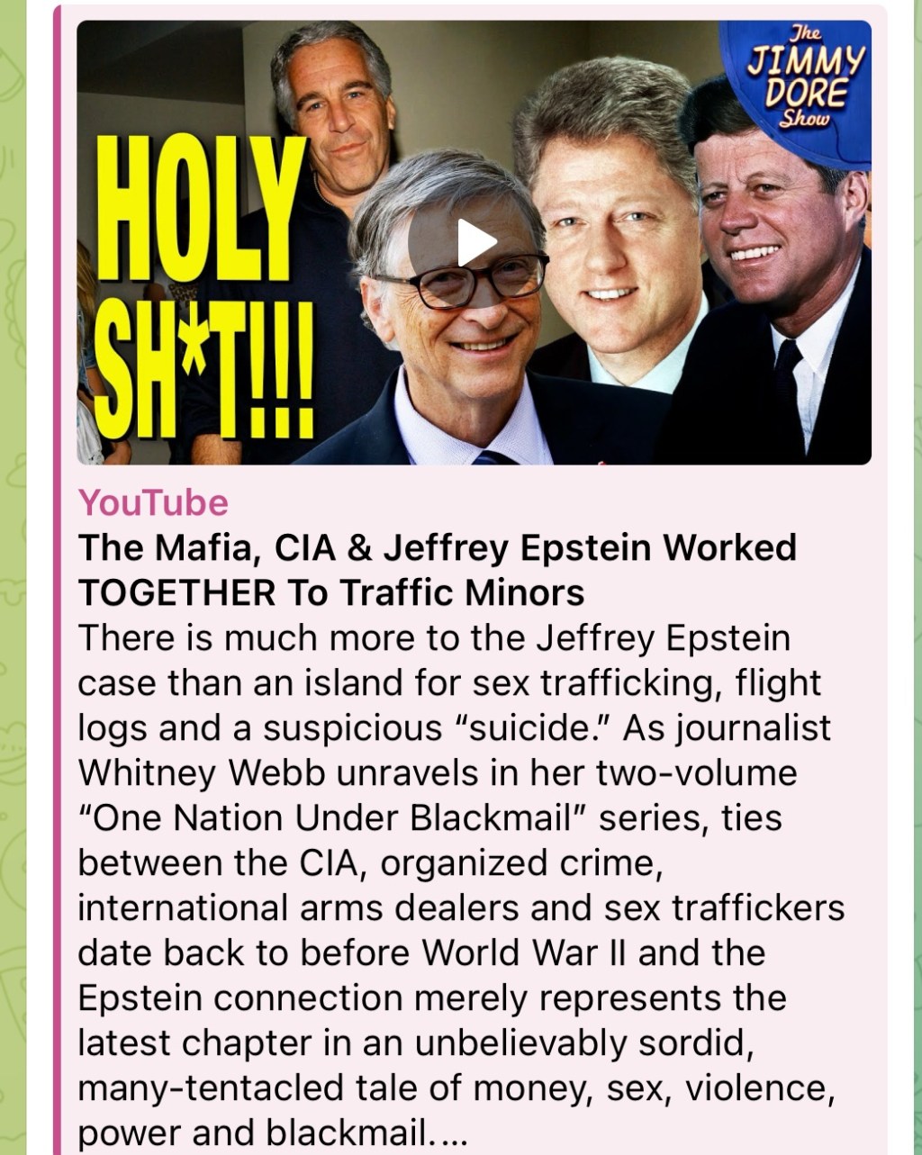 The History Of Jeffery Epstein’s Intelligence Community&nbsp;Connections.