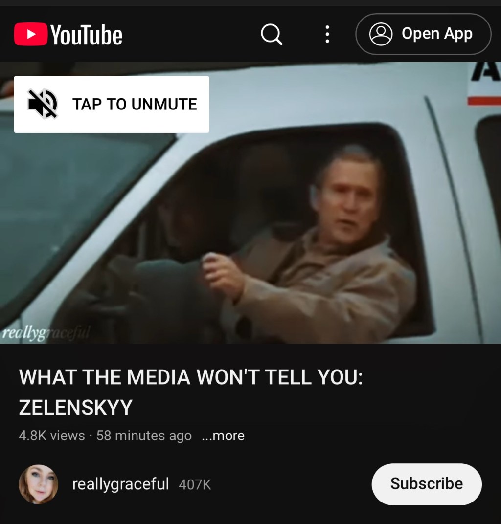 What the Media Won’t Tell You:&nbsp;Zelenskyy