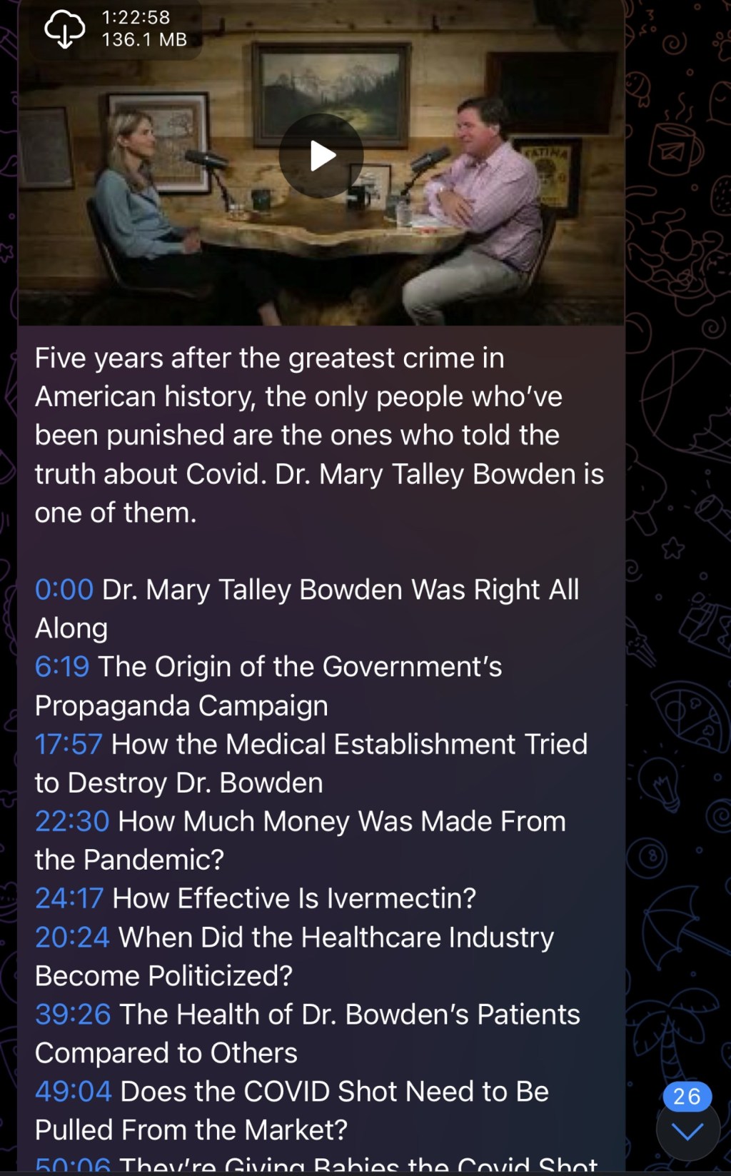 Tucker with Dr. Mary&nbsp;Bowden