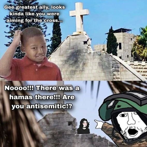 There was Hamas there. Are you&nbsp;anti-Semitic?