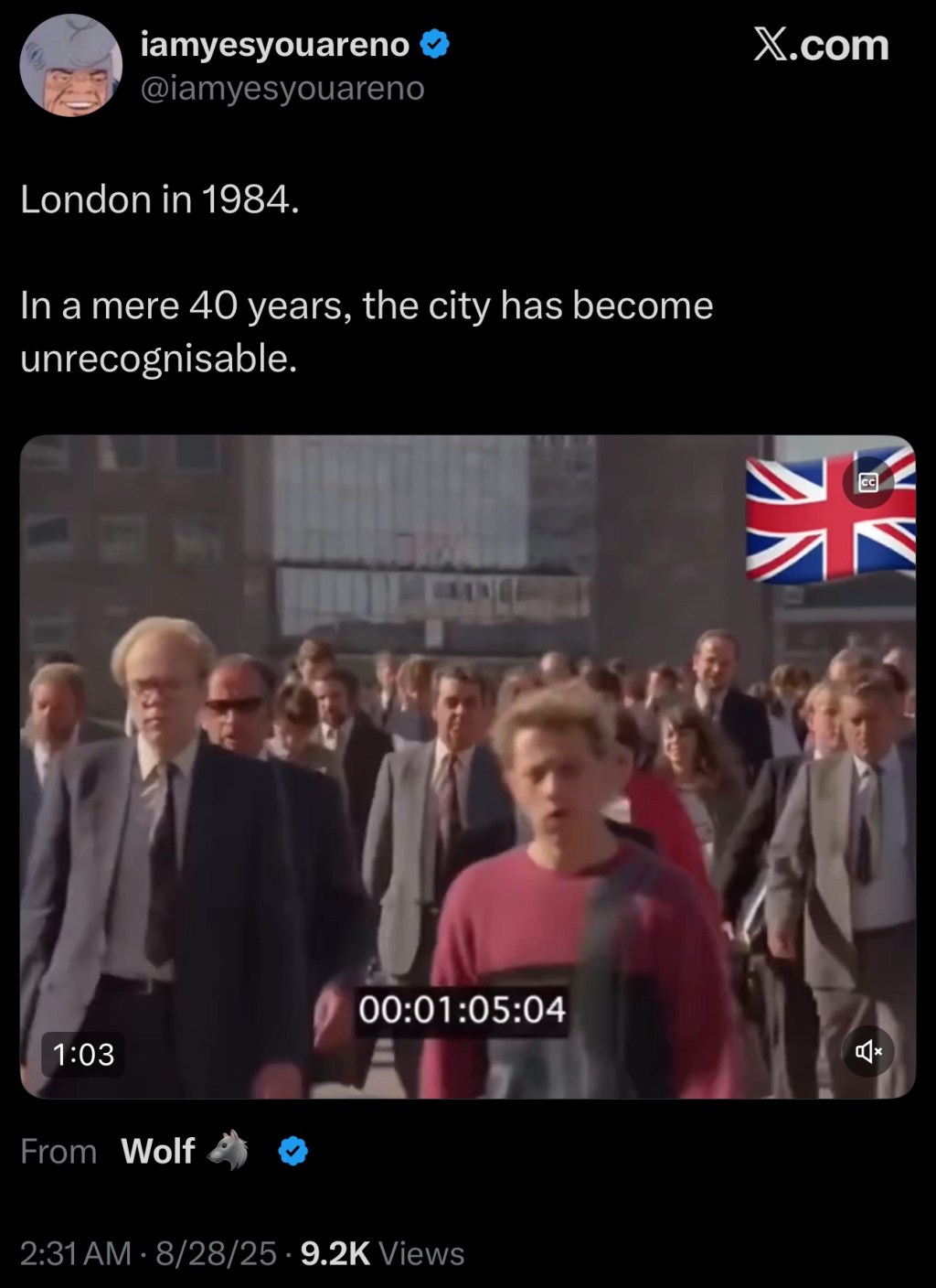 London in 1984.