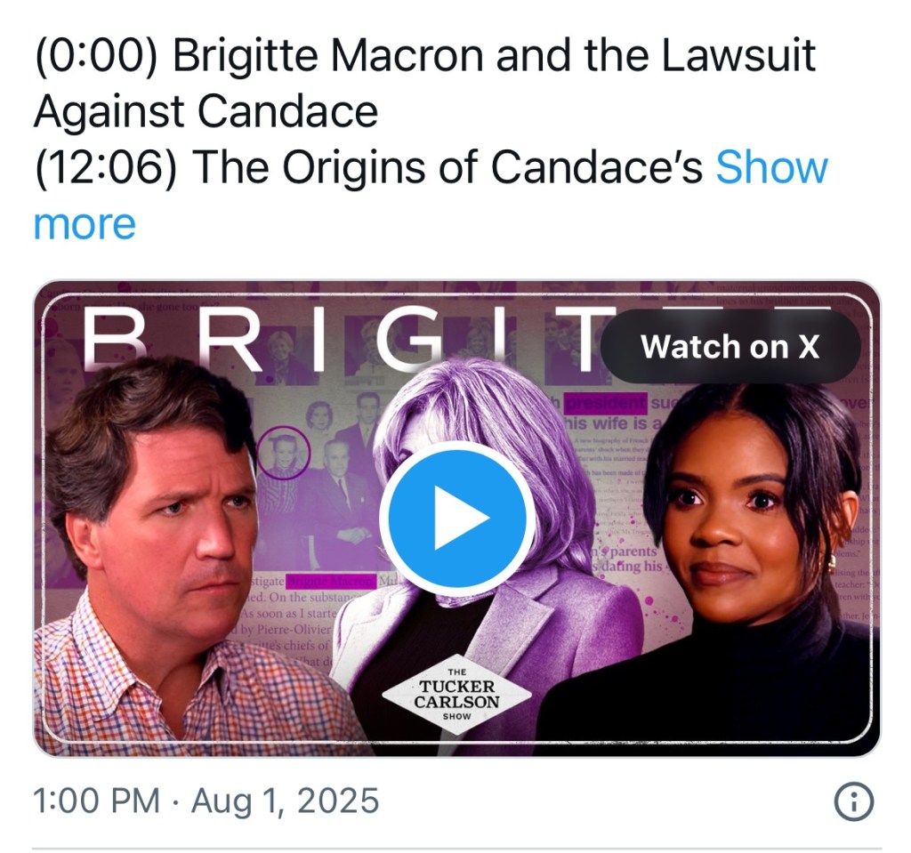 Tucker Carlson with Candace Owens&nbsp;(Full)