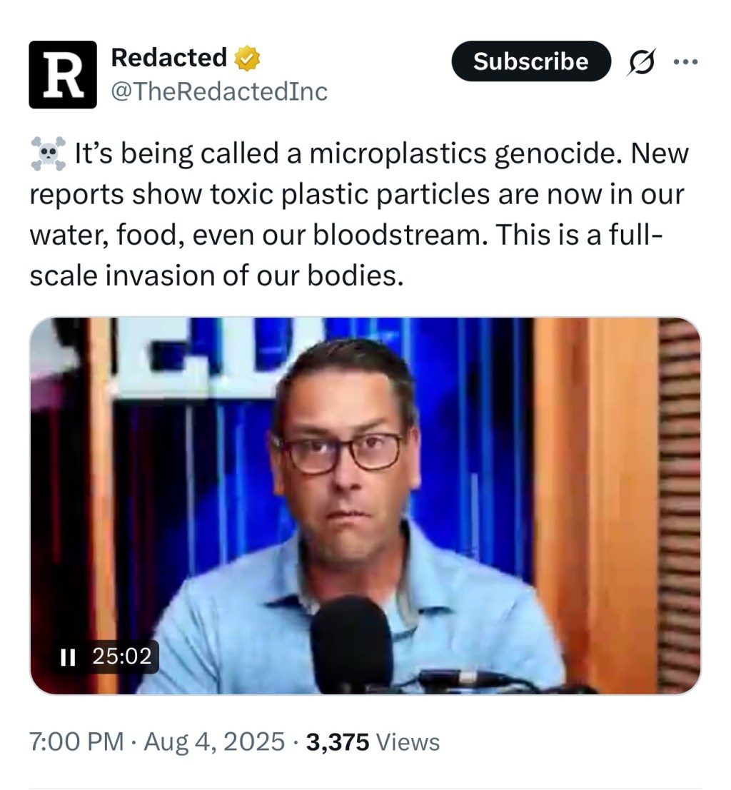 The Micro-Plastics Genocide