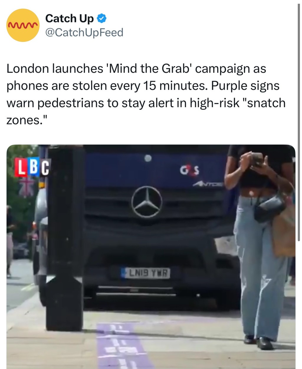 London launches ‘Mind the Grab’ campaign as phones are stolen every 15&nbsp;minutes