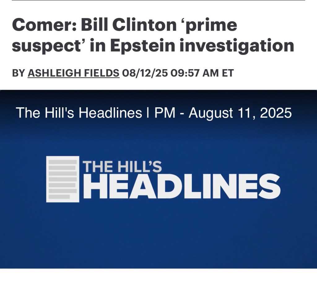 Comer: Bill Clinton ‘prime suspect’ in Epstein&nbsp;investigation