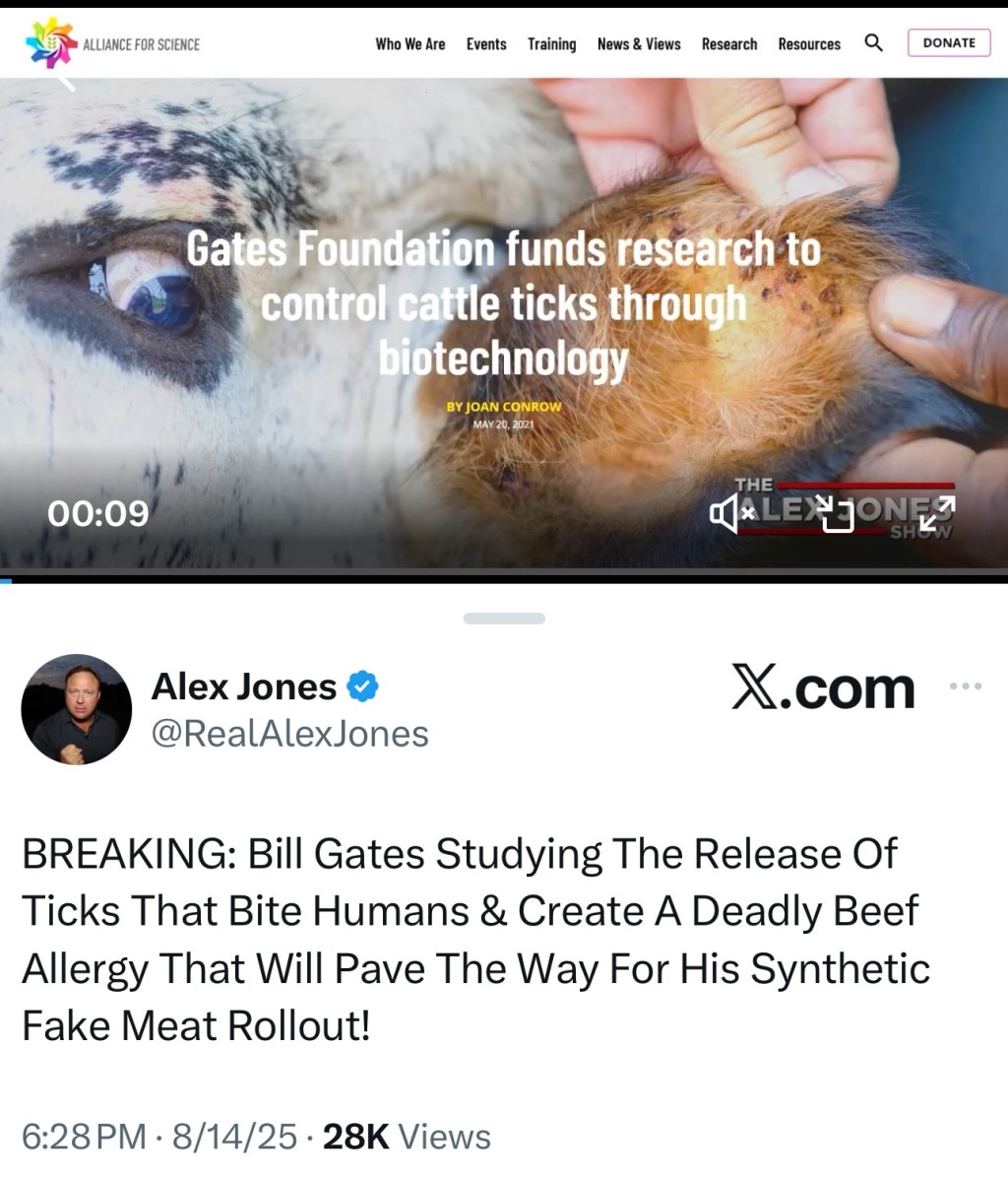 Bill Gates Studying The Release Of Ticks That Bite Humans & Create A Deadly Beef Allergy That Will Pave The Way For His Synthetic Fake Meat&nbsp;Rollout!