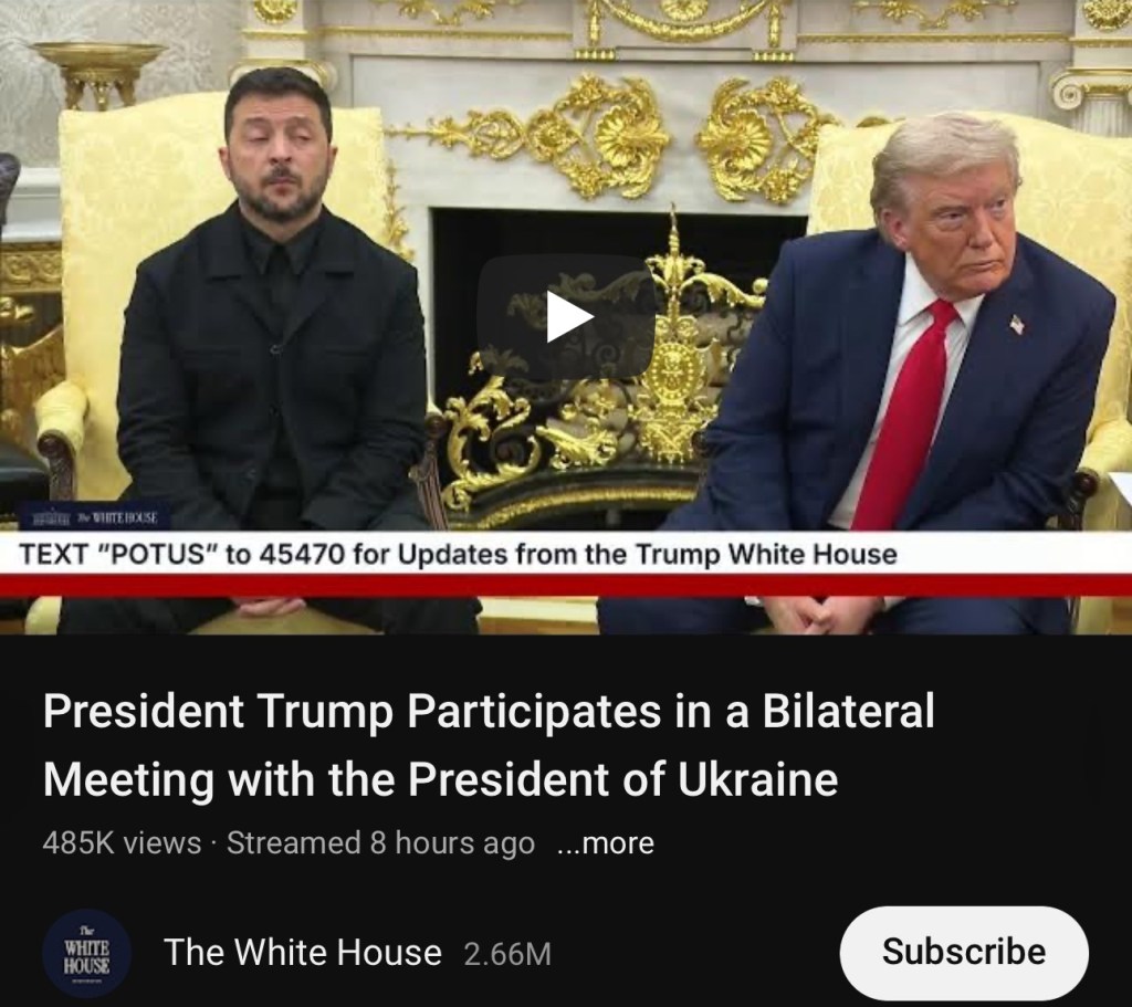 Pres. Trump & Pres. Zelensky Discuss Ending Russia-Ukraine&nbsp;War