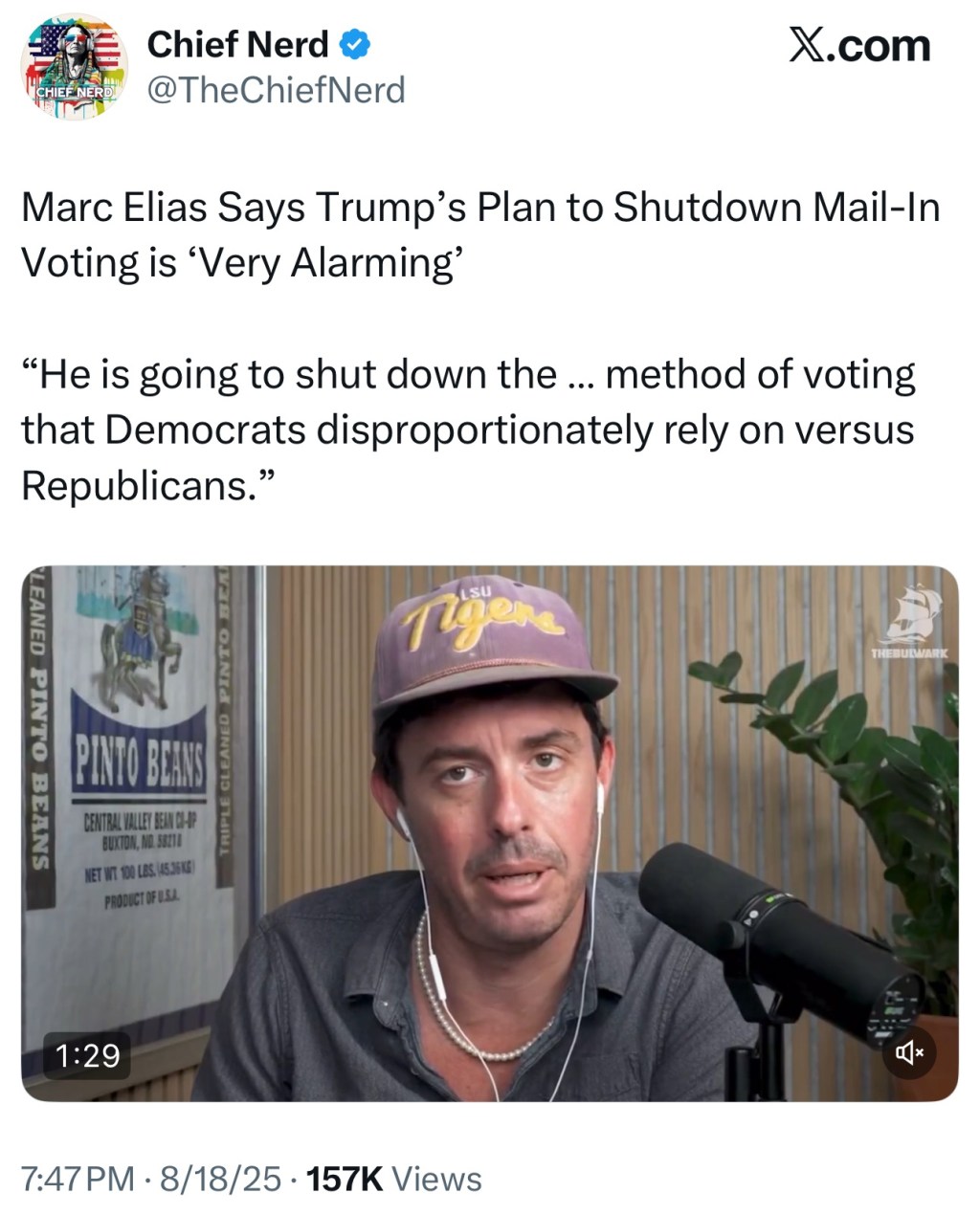 Marc Elias Says Trump’s Plan to Shutdown Mail-In Voting is ‘Very&nbsp;Alarming’