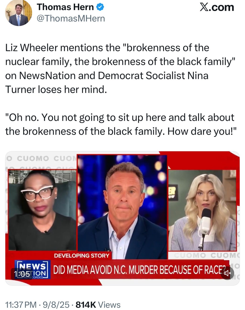 Nina Turner crashes out at Liz Wheeler after Wheeler mentions the “brokenness of the Black&nbsp;family.”