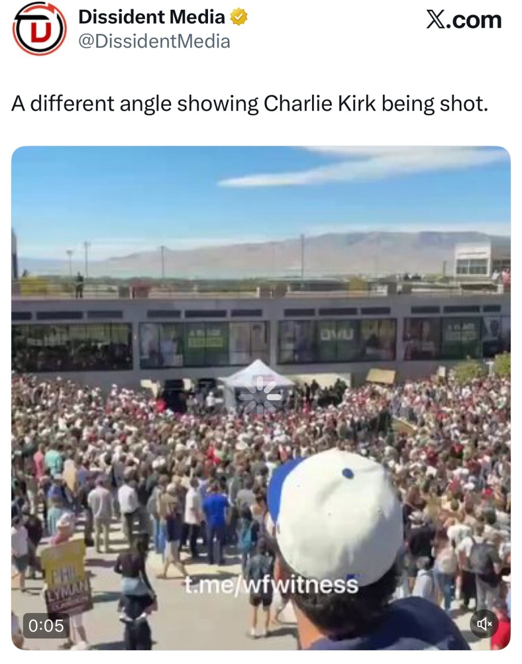 CHARLIE KIRK SHOT