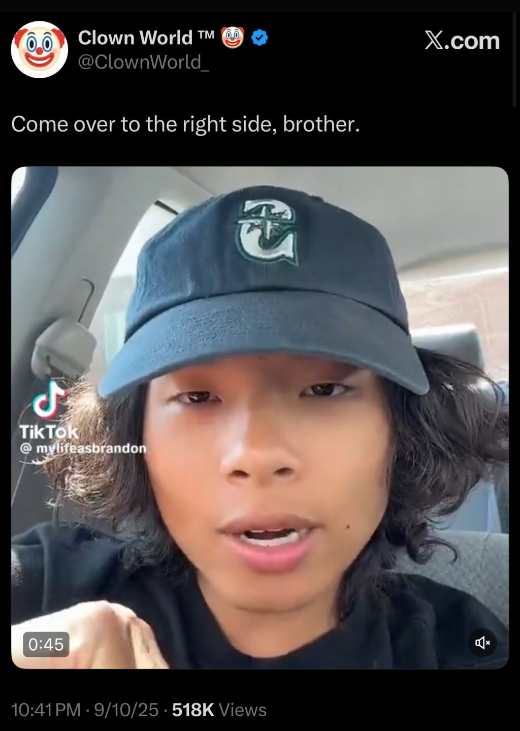 Young Democrat wakes up to the reality of his party after Charlie Kirk&nbsp;shooting