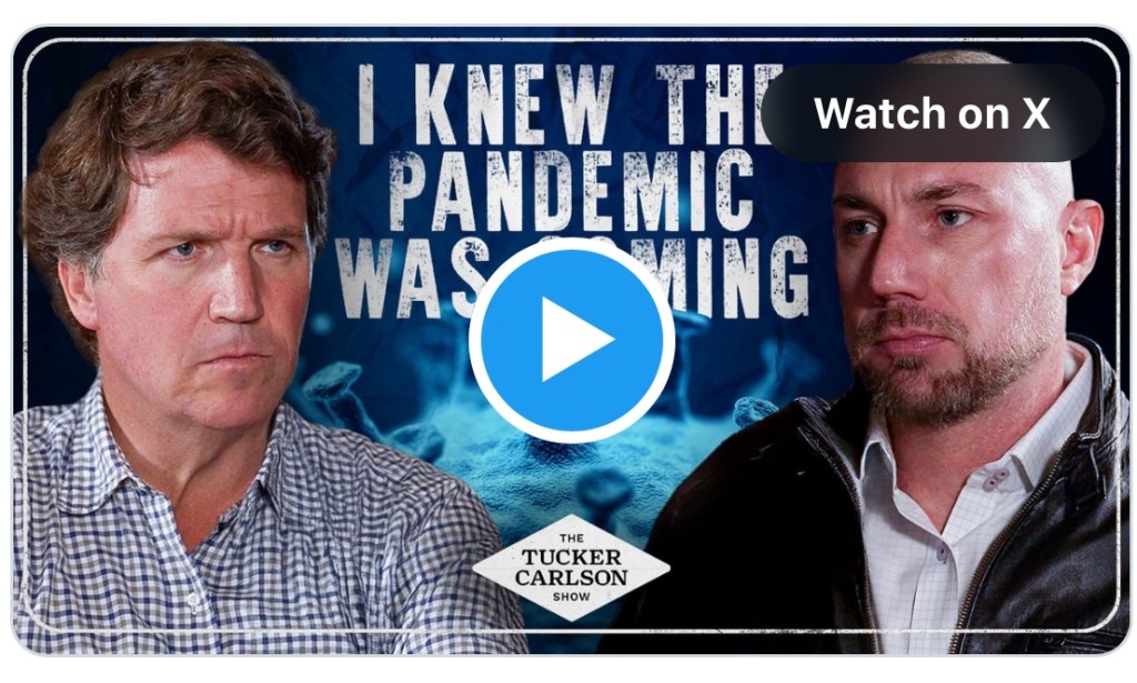 Tucker Carlson with Dr. Andrew&nbsp;Huff