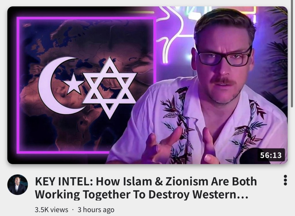 KEY INTEL: How Islam & Zionism Are Both Working Together To Destroy Western Christian&nbsp;Civilization