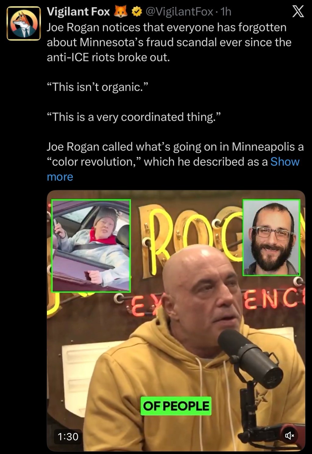 Joe Rogan on the Minneapolis Riots: “This Isn’t&nbsp;Organic.”