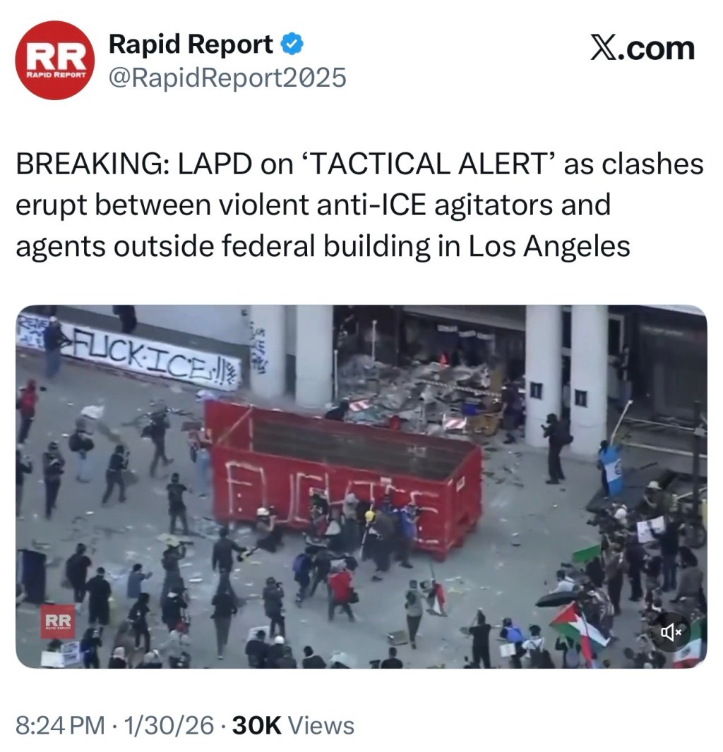 Rioters have overtaken an ICE facility in&nbsp;LA.