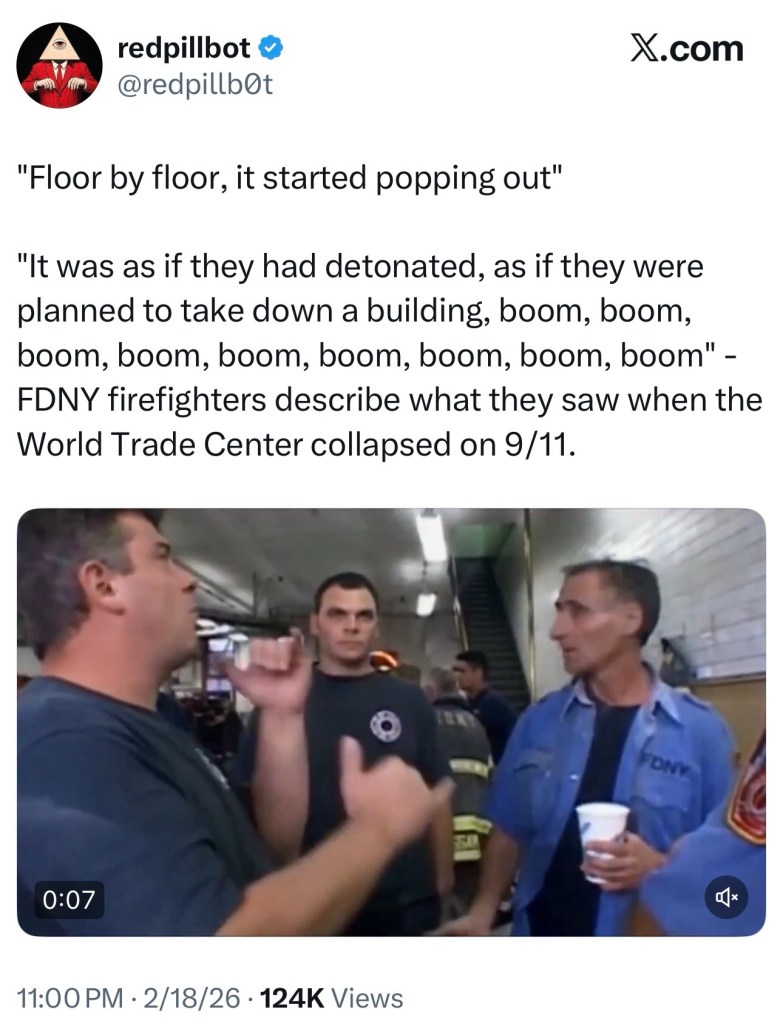 First responders reveal what they witnessed on 9/11: “Floor by floor, it started popping&nbsp;out”