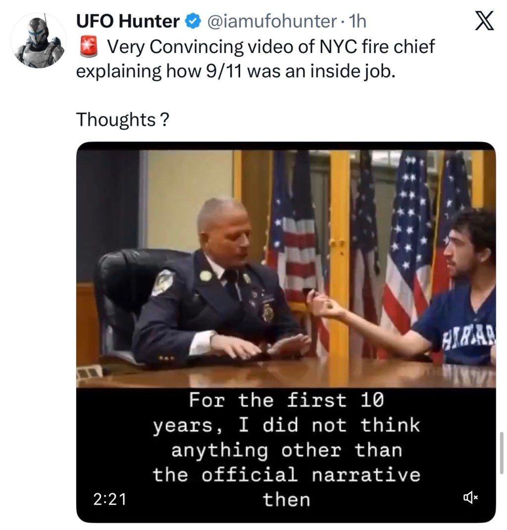 NYC Fire Chief Claims 9/11 Was An Inside&nbsp;Job
