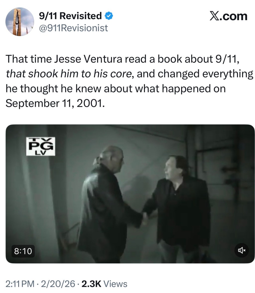 Jesse Ventura “Where Did The Towers&nbsp;Go?”