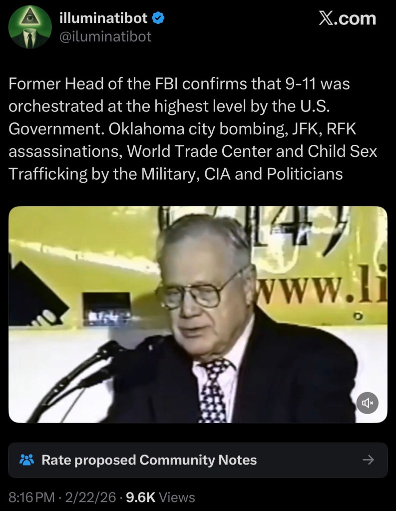 Former Head of the FBI confirms that 9-11 was orchestrated at the highest level by the U.S.&nbsp;Government