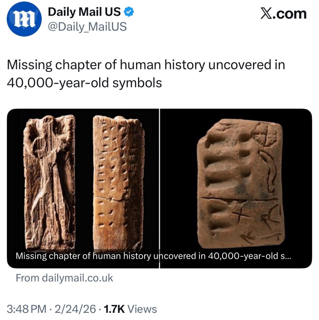Missing chapter of human history uncovered in 40,000-year-old&nbsp;symbols