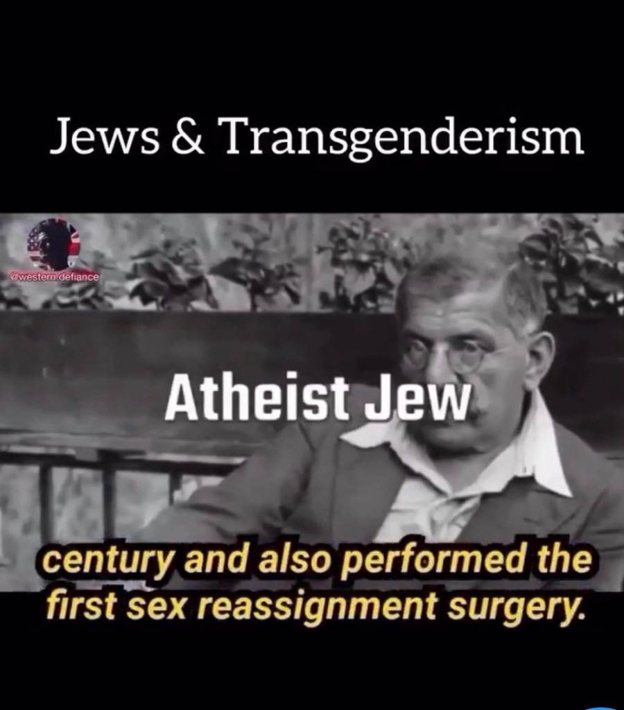 Jews and Transgenderism