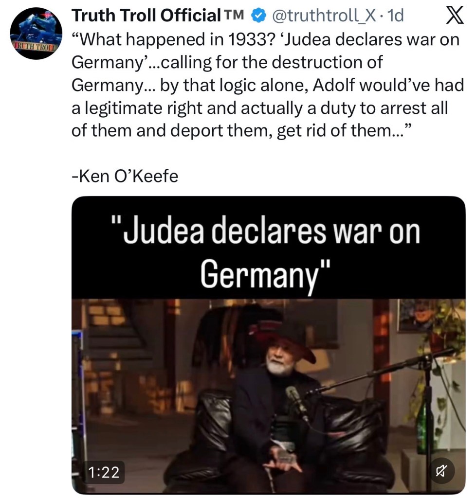 Judea Declares War on&nbsp;Germany