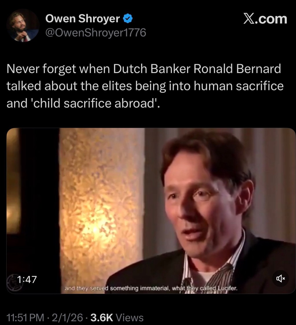 Dutch Banker Ronald Bernard on Child Sacrifice&nbsp;Abroad