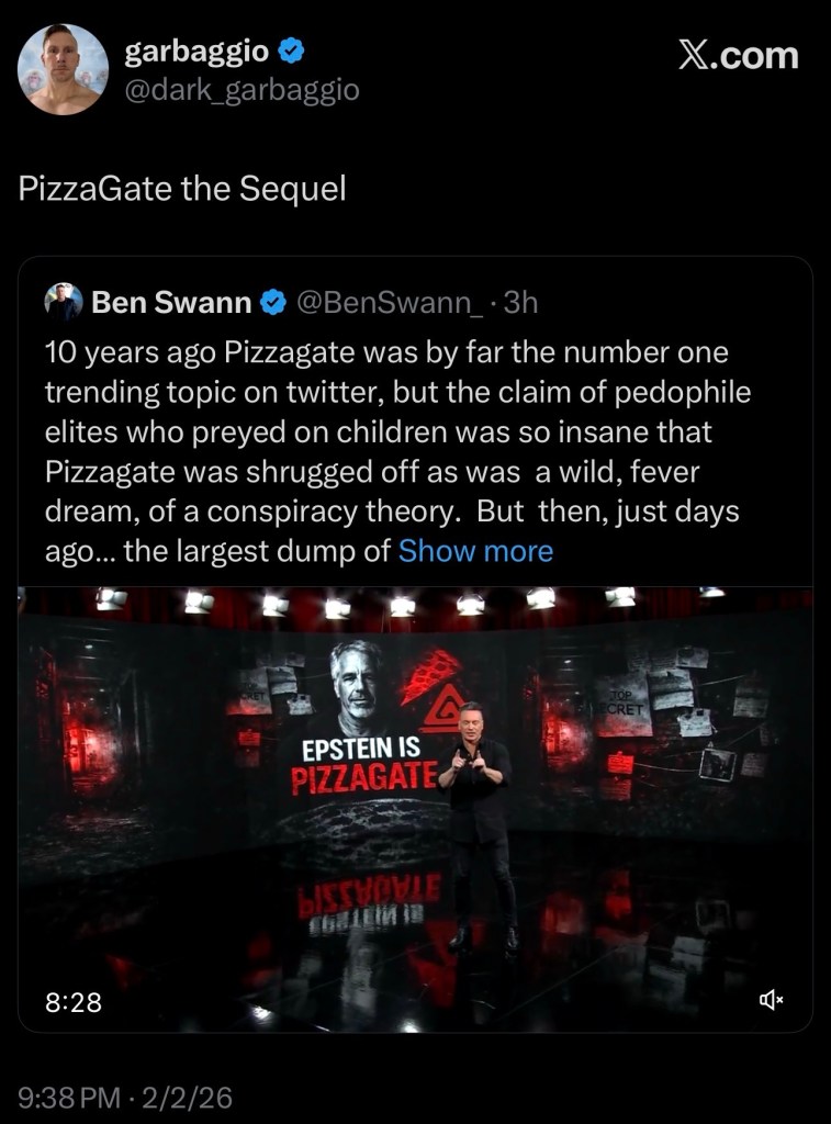 Epstein is PizzaGate – Ben&nbsp;Swann