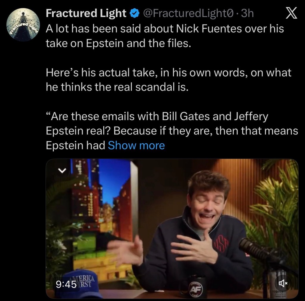 Nick’s take on the Epstein Files – in his own&nbsp;words