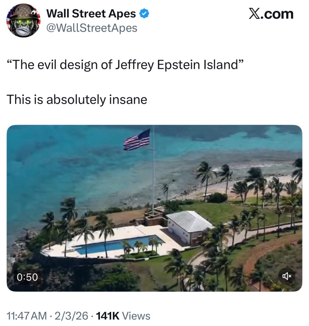 The evil design of Jeffrey Epstein&nbsp;Island
