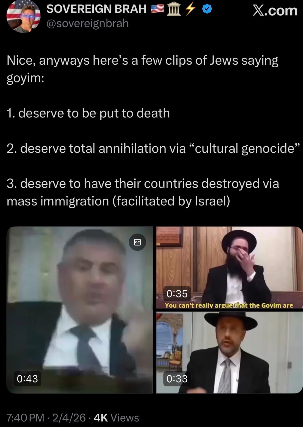 A Collection of Jews Talking About the&nbsp;Goyim