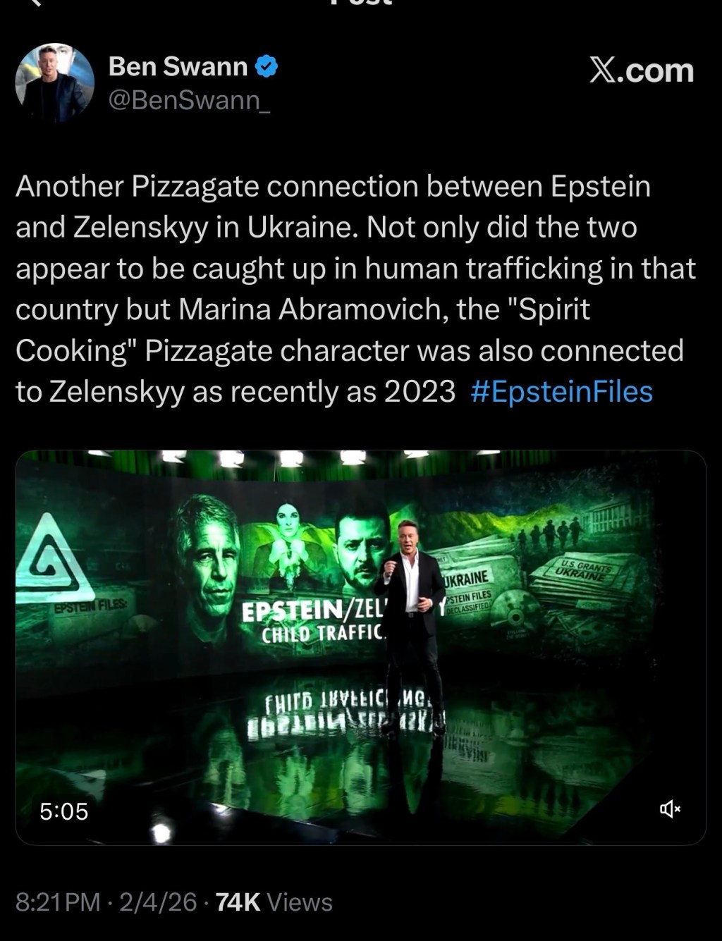 Another Pizzagate connection between Epstein and Zelenskyy in&nbsp;Ukraine.