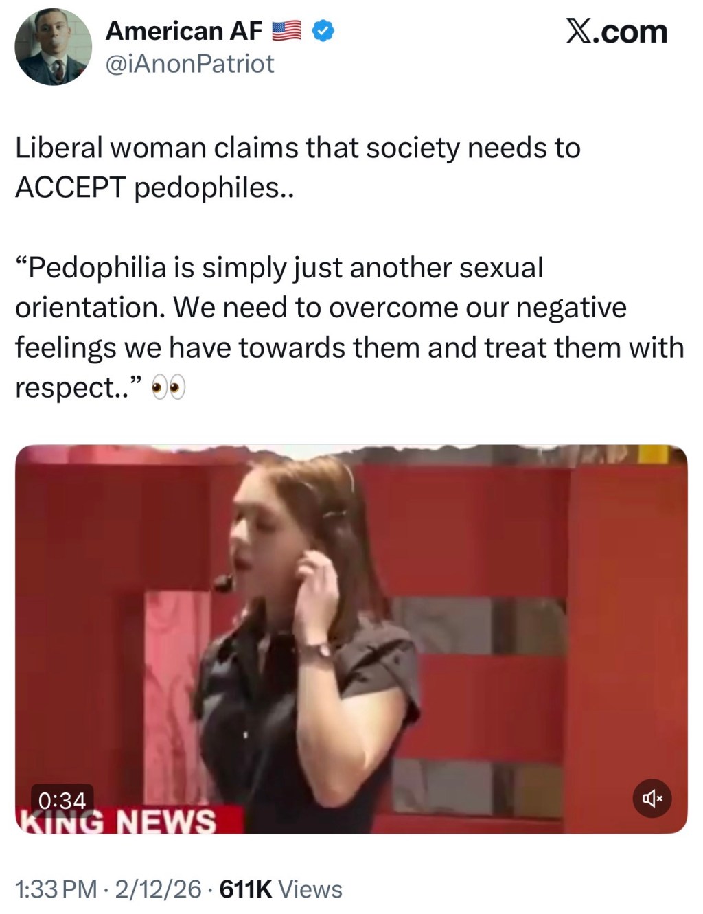 Liberal woman claims that society needs to ACCEPT&nbsp;pedophiIes..