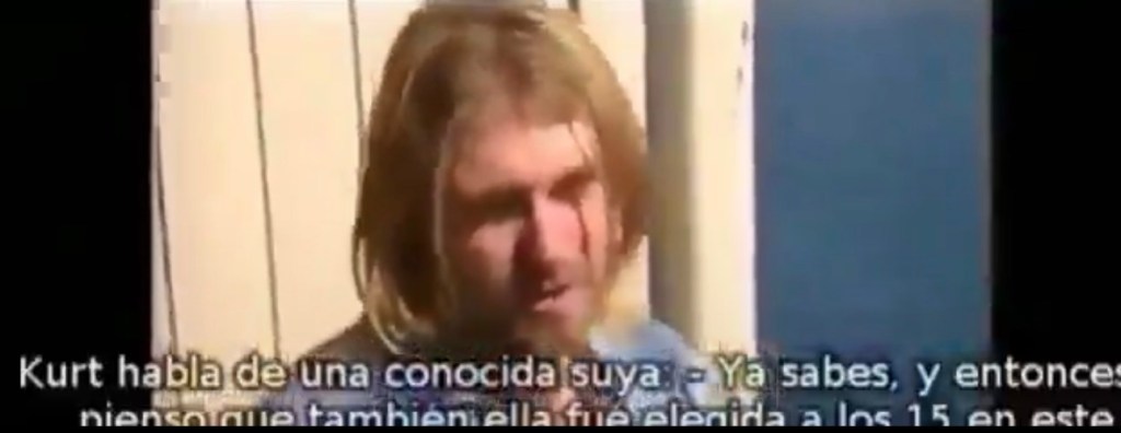 Kurt Cobain saying that children were being raped on the island right in front of his&nbsp;house.