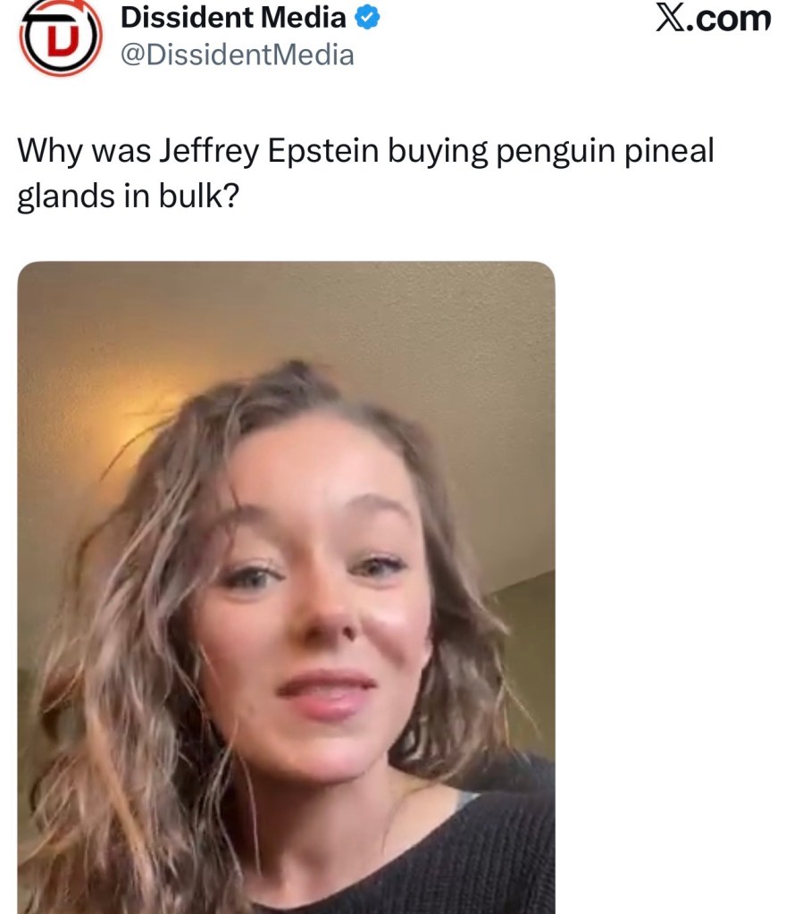 Why was Jeffrey Epstein buying penguin pineal glands in&nbsp;bulk?
