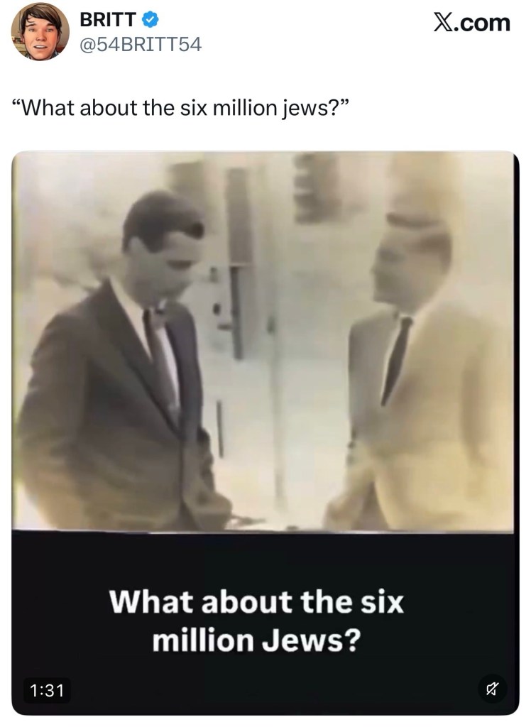 “What about the six million&nbsp;jews?”