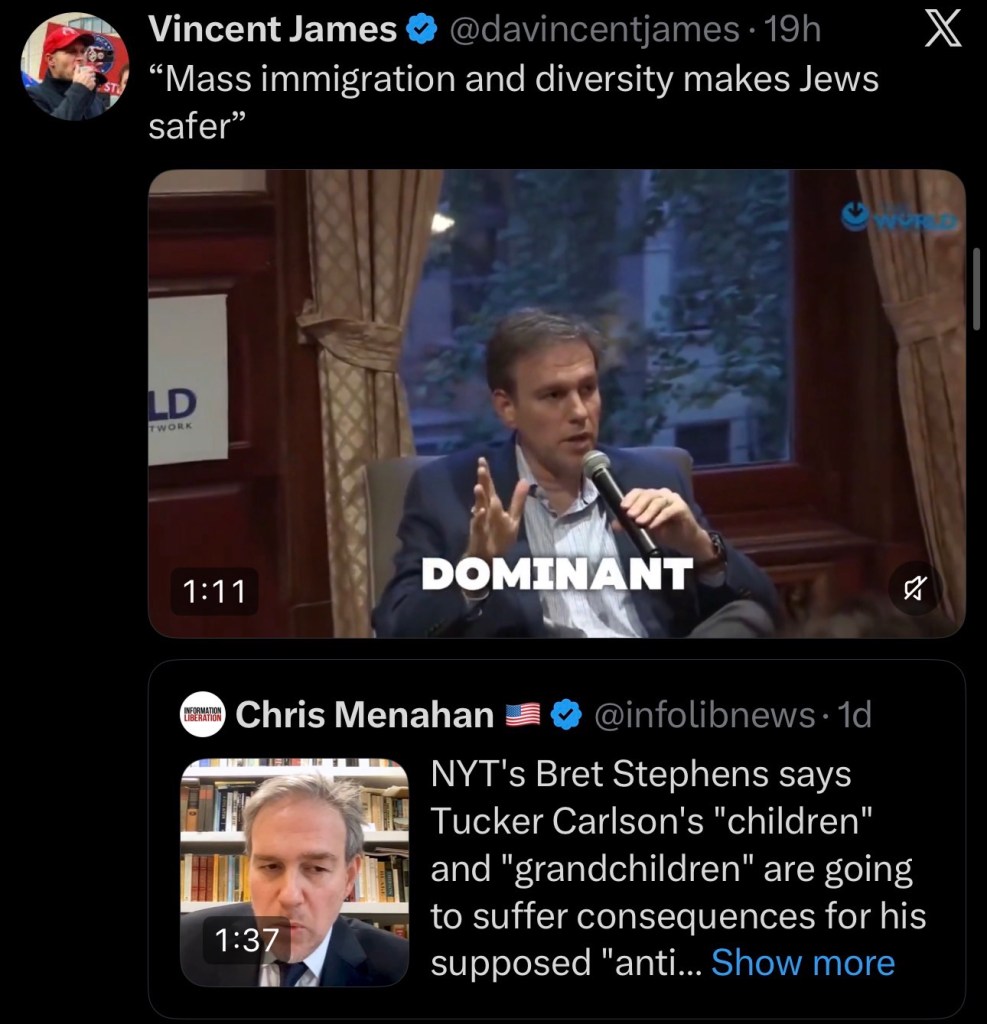 “Mass immigration and diversity makes Jews&nbsp;safer”