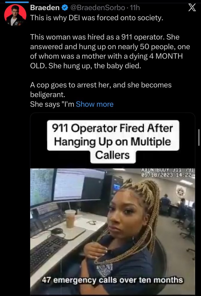 This is why DEI was forced onto&nbsp;society.