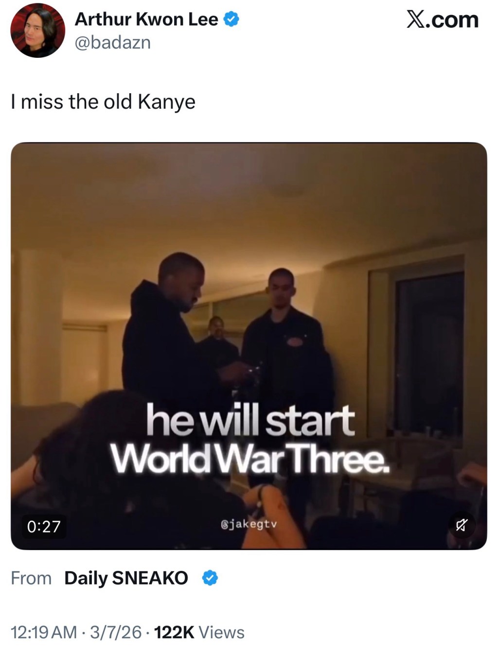 Kanye recounts Hitler’s prediction for&nbsp;WW3