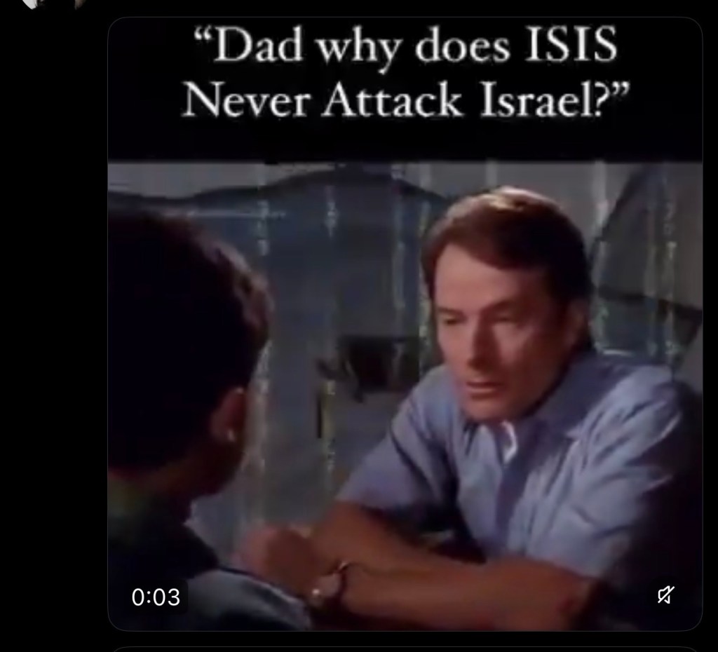 “Dad why does ISIS never attack&nbsp;Israel?”