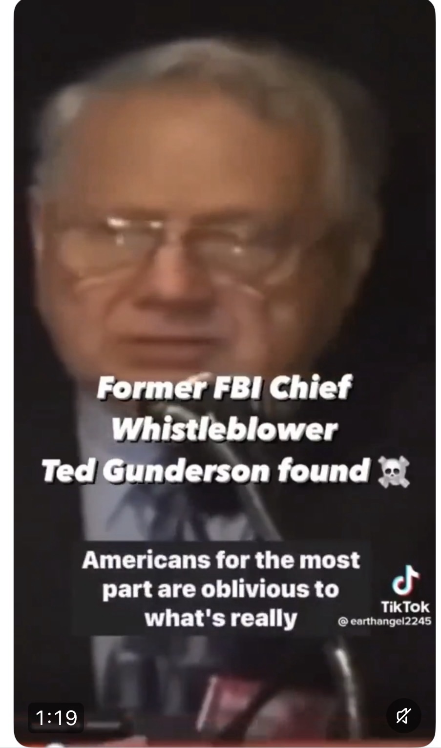 FBI Chief Ted Gunderson made this startling&nbsp;statement: