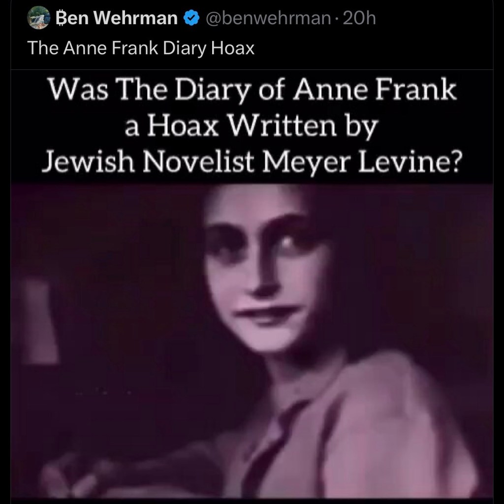 Did you know that Anne Frank’s diary was written by the Jewish novelist Meyer&nbsp;Levine?