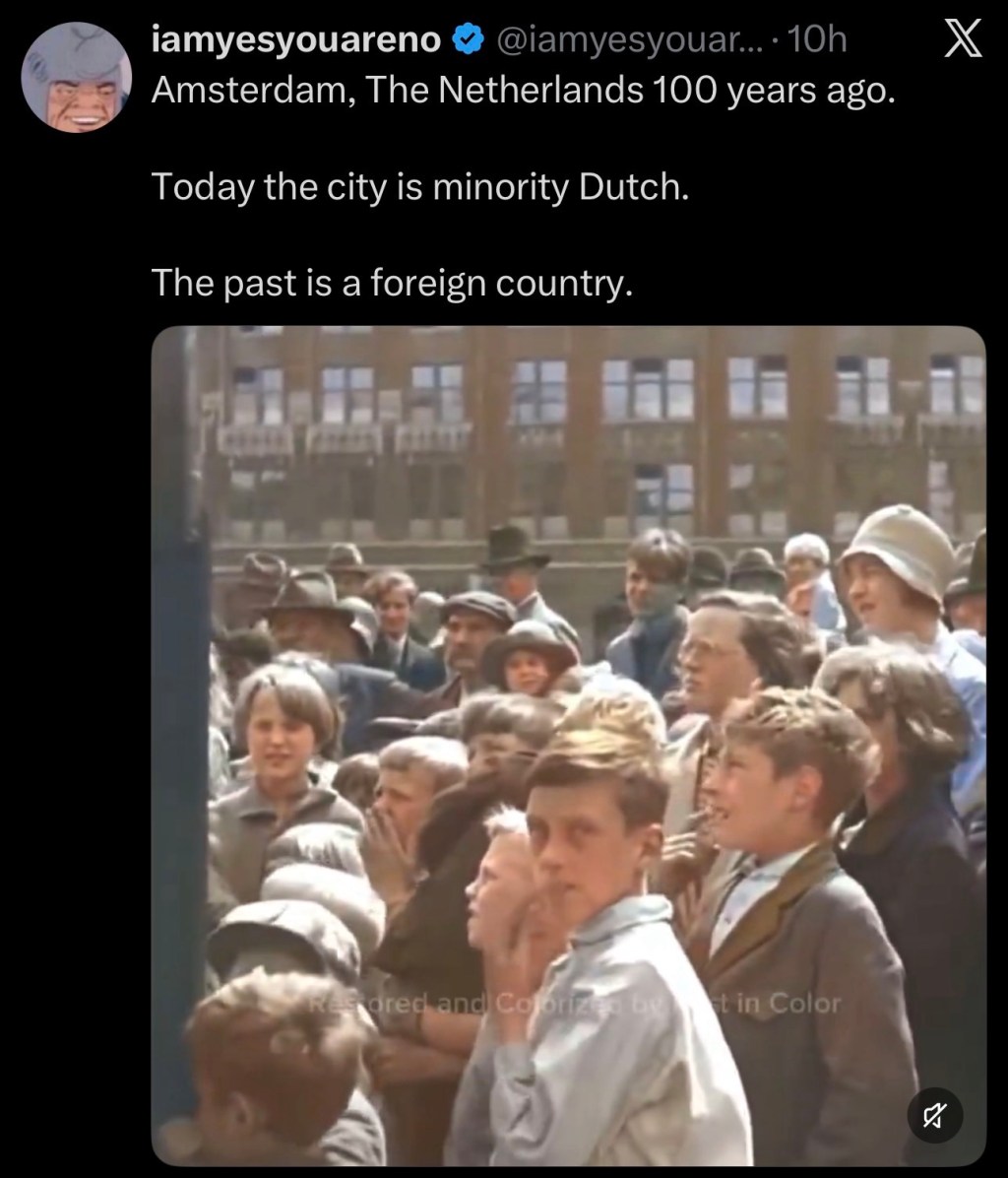 Amsterdam, The Netherlands 100 years&nbsp;ago.