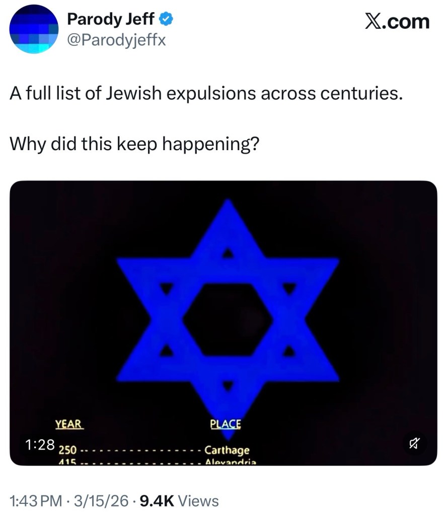 A full list of Jewish expulsions across&nbsp;centuries.