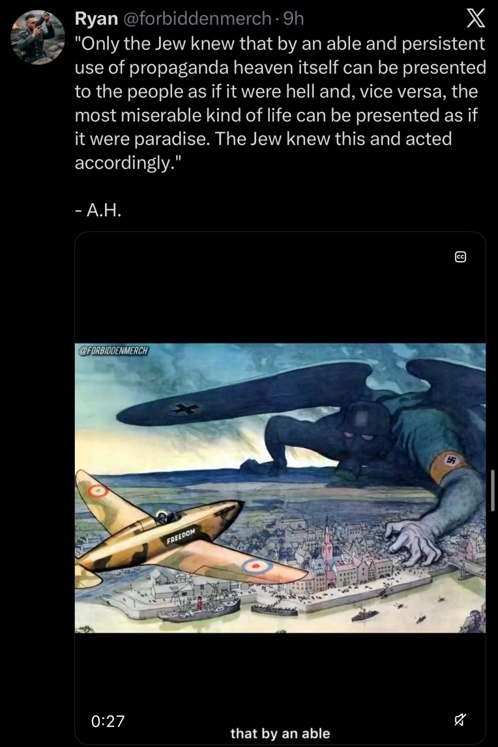 Hitler on Jewish&nbsp;Propaganda