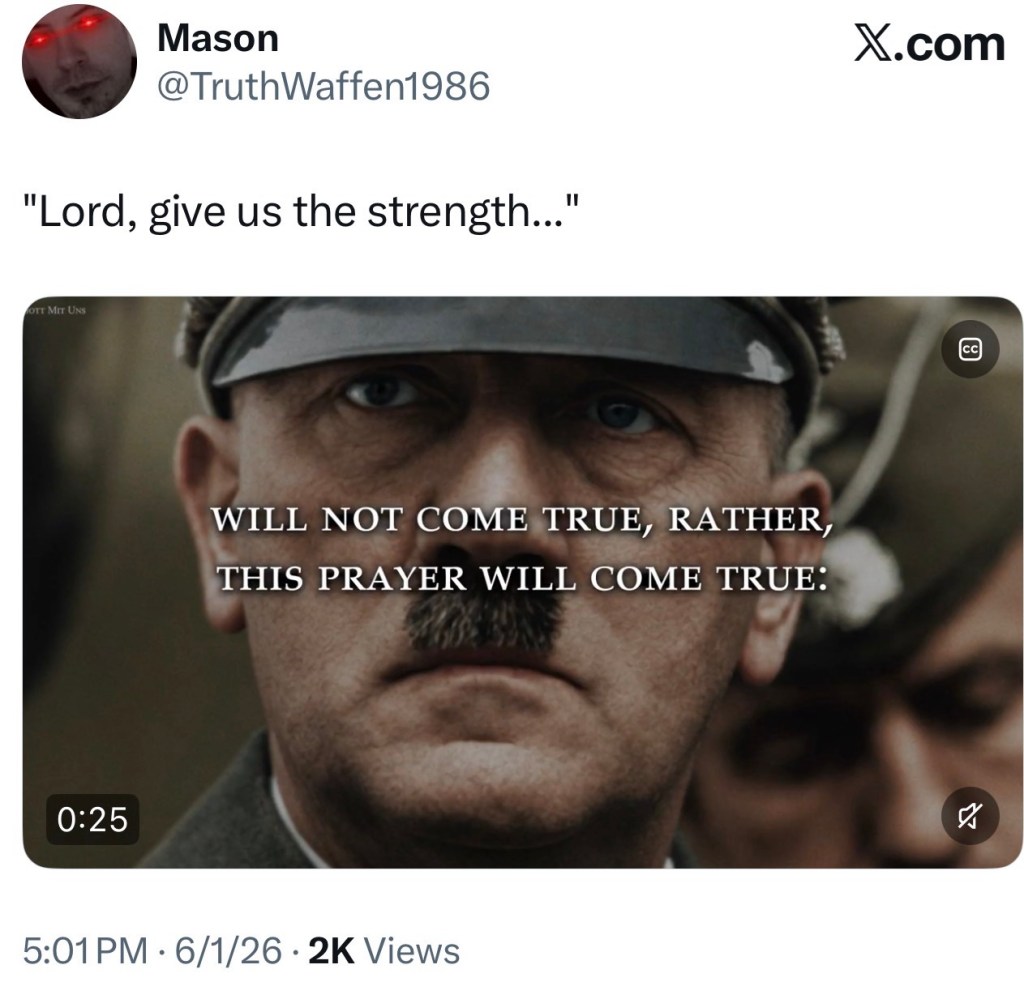 “Lord, give us the strength…”